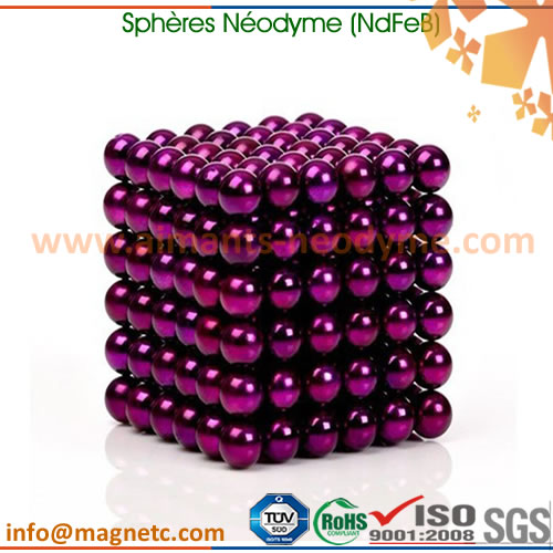 sphères billes neocubes néodyme-fer-bore