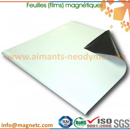 feuille magnétique autocollante - Néoflex-6 - XFMAG Aimants